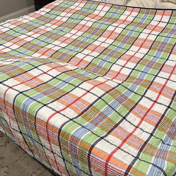 Pottery Barn Kids Bedding Pottery Barn Madras Fullqueen Size Quilt Poshmark